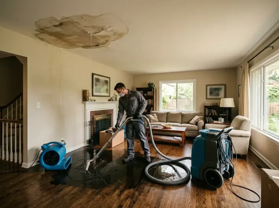 attic-pipe-burst-ceiling-drip-008 — frequently asked questions, Water Damage Restoration & Carpet Care in Belmont, CA